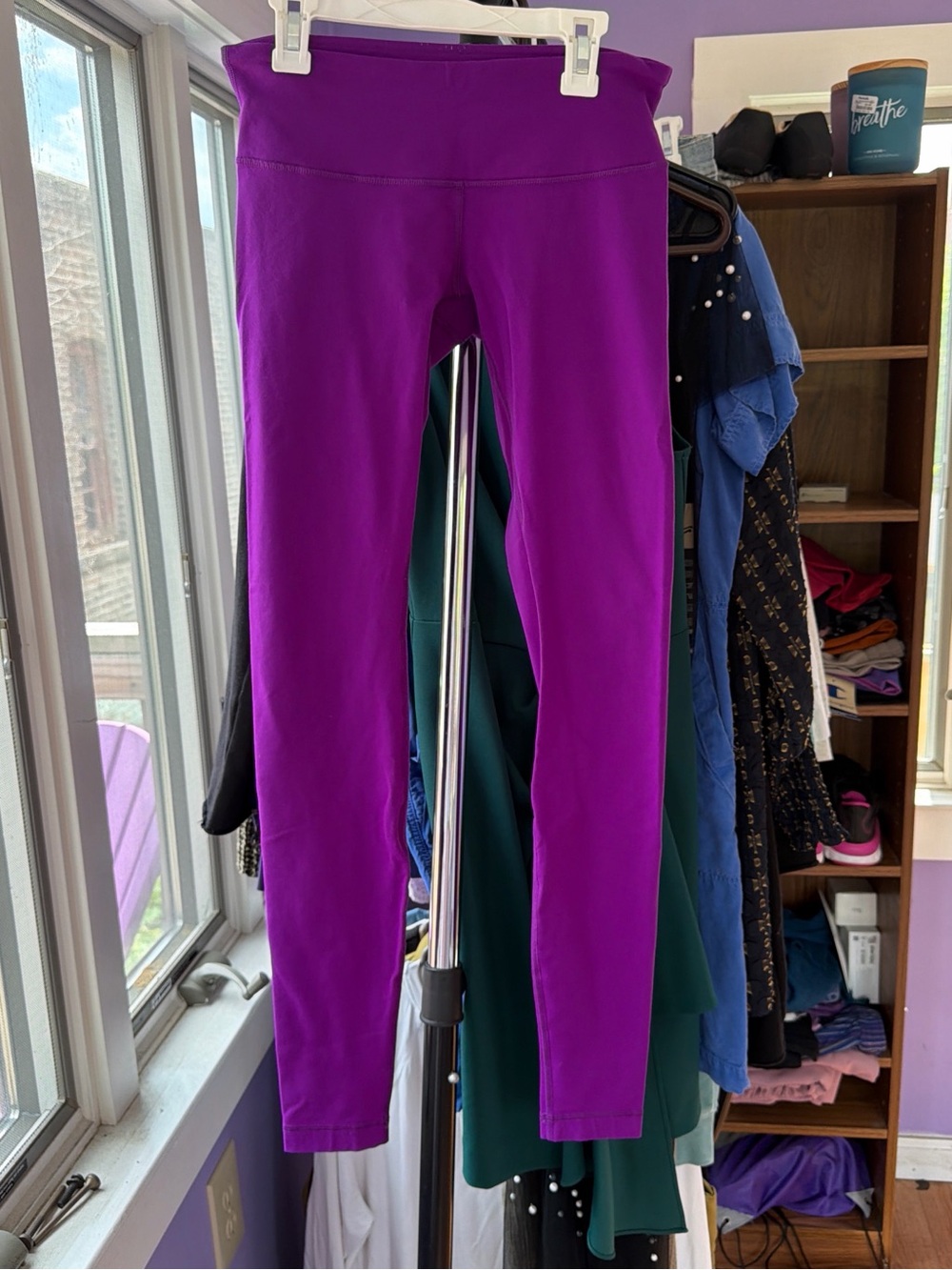 Lululemon Size 6 Purple Leggings